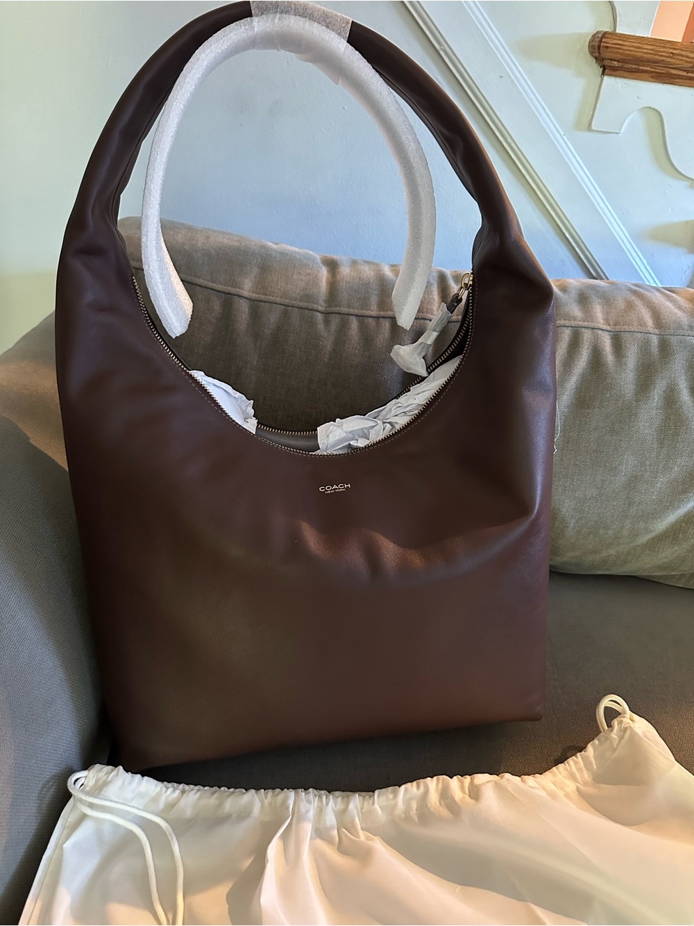 Coach Pillow Brooklyn 34 NWT Maple